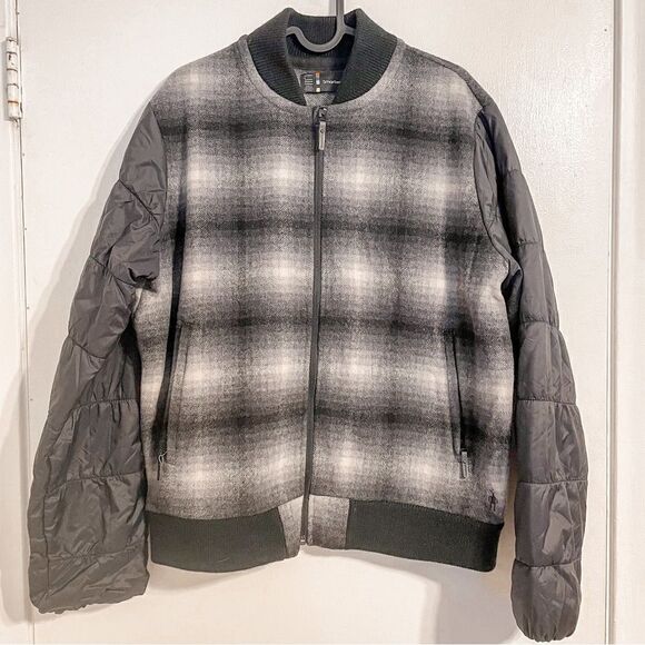 Smartwool Iberia Bomber Jacket Plaid L - Picture 7 of 9